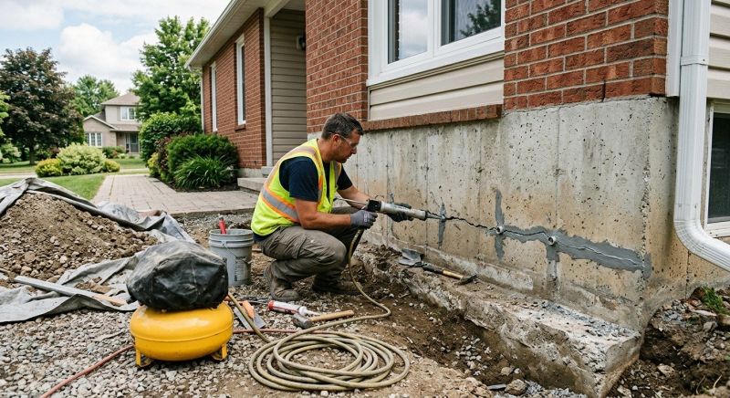 Basement Foundation Repair in Rhome, TX