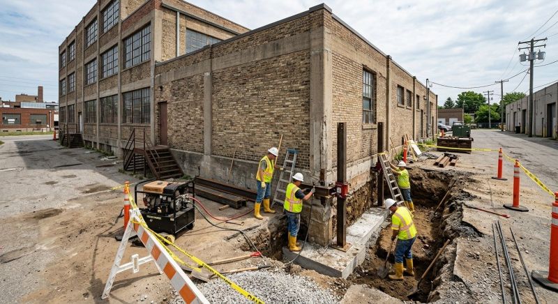Building Foundation Repair in Arlington, TX