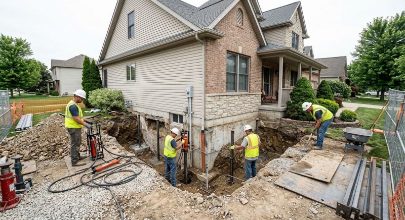 Building Foundation Repair in Bedford, TX