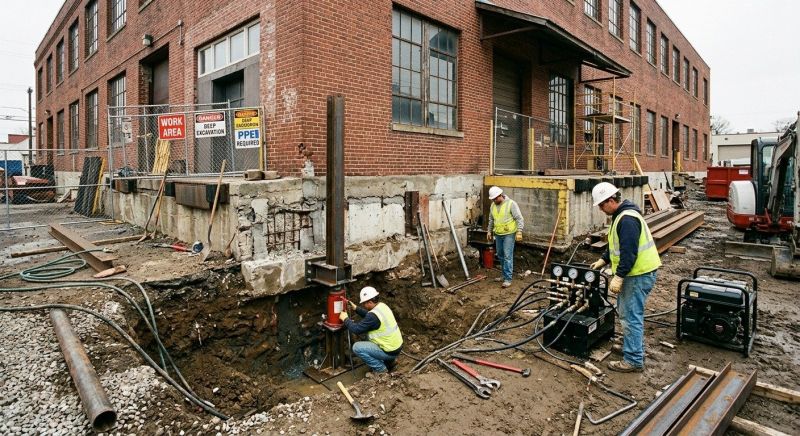 Building Foundation Repair in Justin, TX