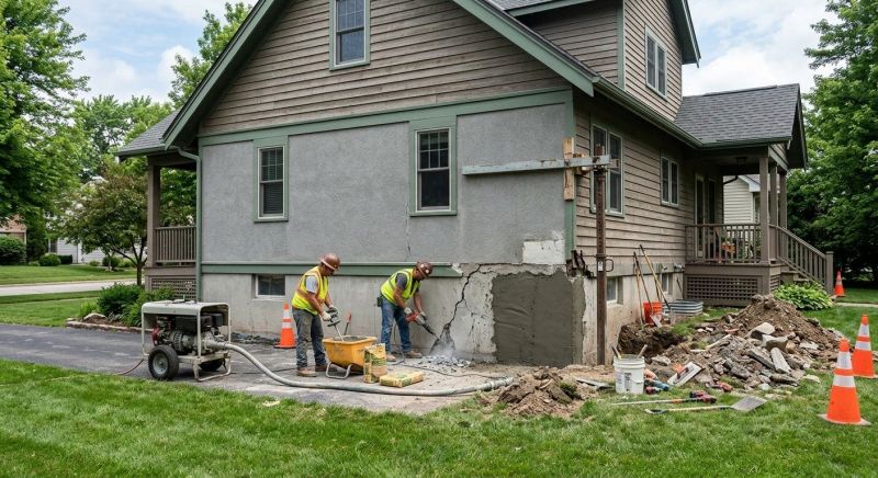 Building Foundation Repair in Krum, TX