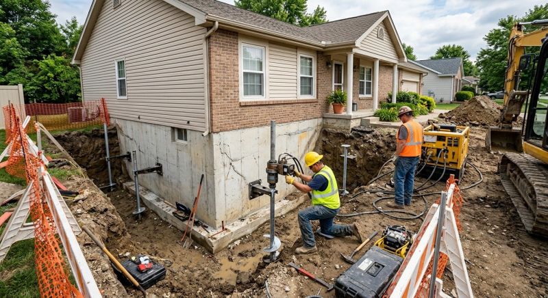 Building Foundation Repair in Lake Dallas, TX
