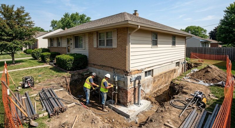 Building Foundation Repair in North Richland Hills, TX