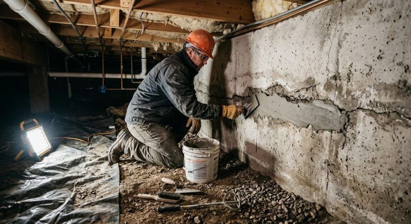 Building Foundation Repair in Rhome, TX