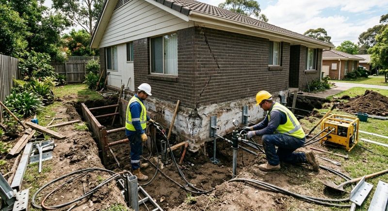 Concrete Foundation Repair in Denton, TX