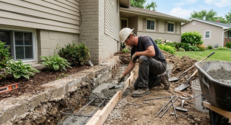 Concrete Foundation Repair in Krum, TX