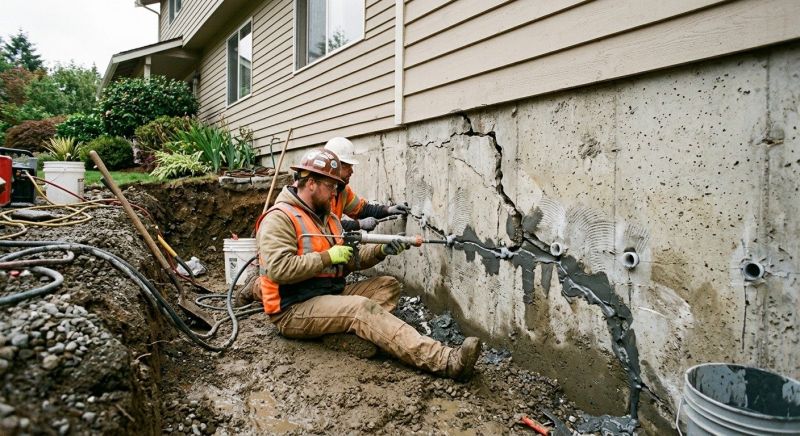 Cracked Foundation Repair in Azle, TX