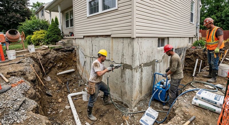 Cracked Foundation Repair in Carrollton, TX
