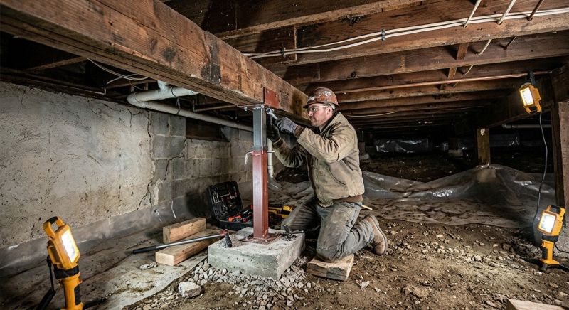 Crawlspace Foundation Repair in Justin, TX