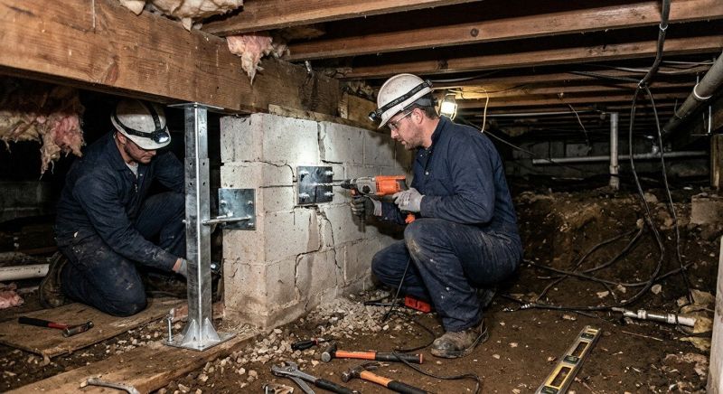 Crawlspace Foundation Repair in Ponder, TX