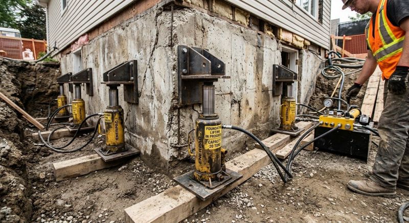 Foundation Jacking in Argyle, TX