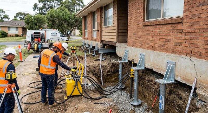 Foundation Jacking in Bedford, TX