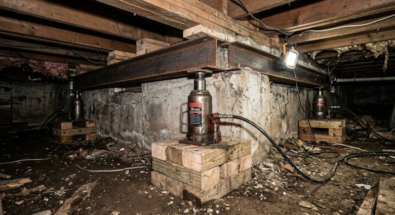 Foundation Jacking in Grapevine, TX