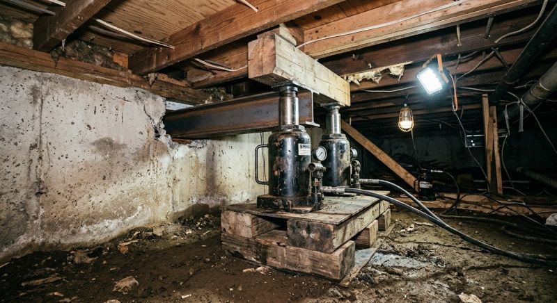 Foundation Jacking in Irving, TX