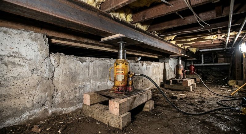 Foundation Jacking in Krum, TX