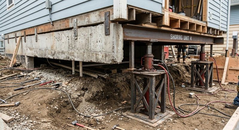 Foundation Jacking in Lewisville, TX