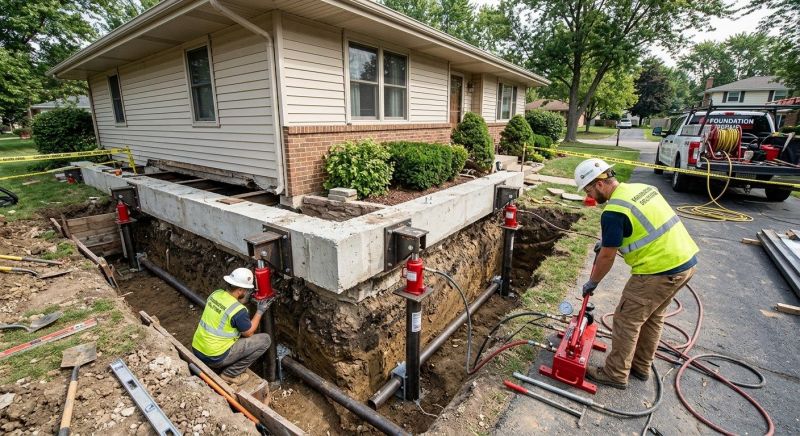 Foundation Jacking in Ponder, TX