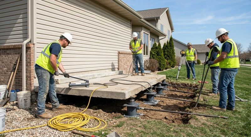 Foundation Lifting in Carrollton, TX