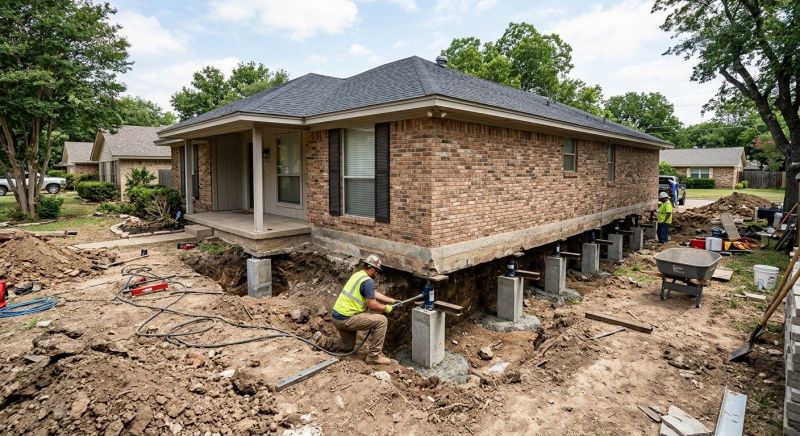 Foundation Raising in Roanoke, TX