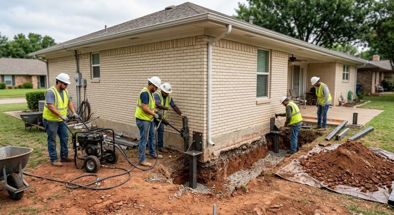 Foundation Stabilizing in Denton, TX