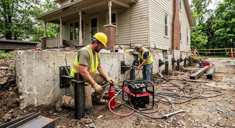 Foundation Stabilizing in Lewisville, TX