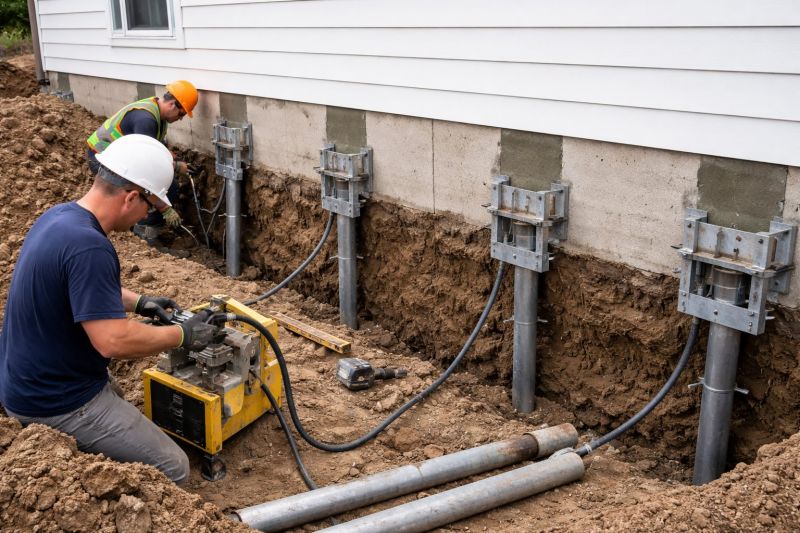 Helical Piers Installation in Southlake, TX