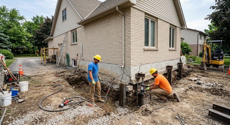 Helical Pile Installation in Southlake, TX