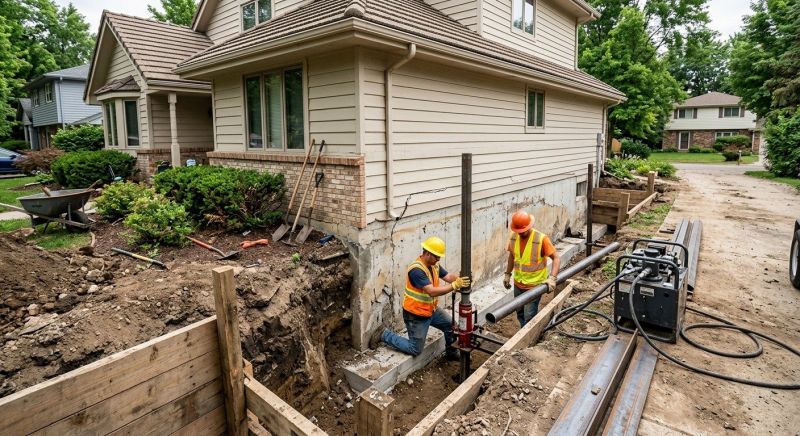 House Foundation Repair in Coppell, TX