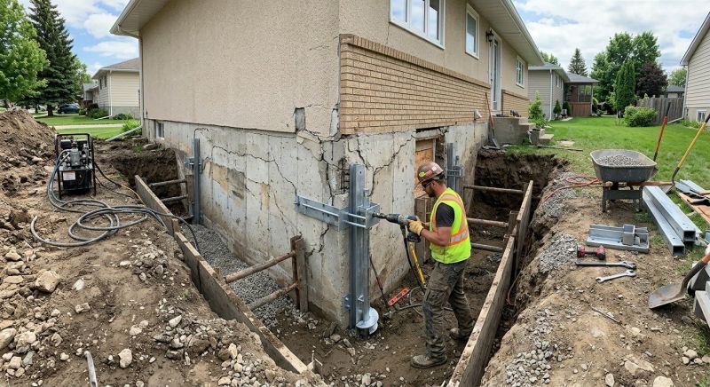 House Foundation Repair in Grand Prairie, TX