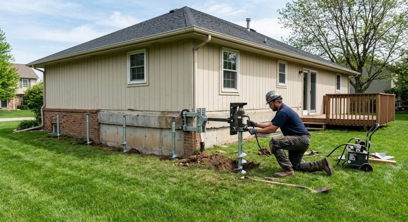 Settling Foundation Service in Roanoke, TX