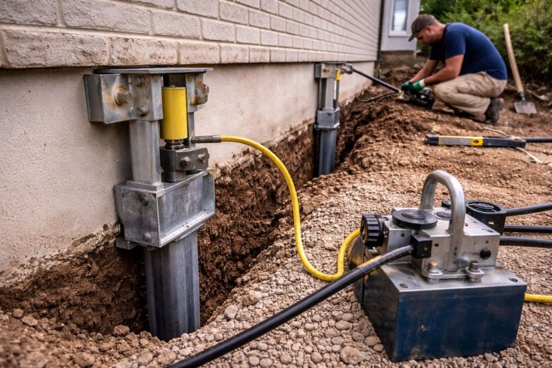 Sinking Foundation Repair in Flower Mound, TX
