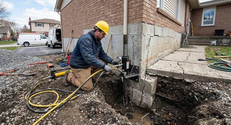 Sinking Foundation Repair in Fort Worth, TX