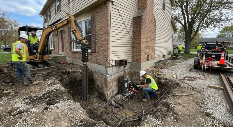 Sinking Foundation Repair in Grand Prairie, TX