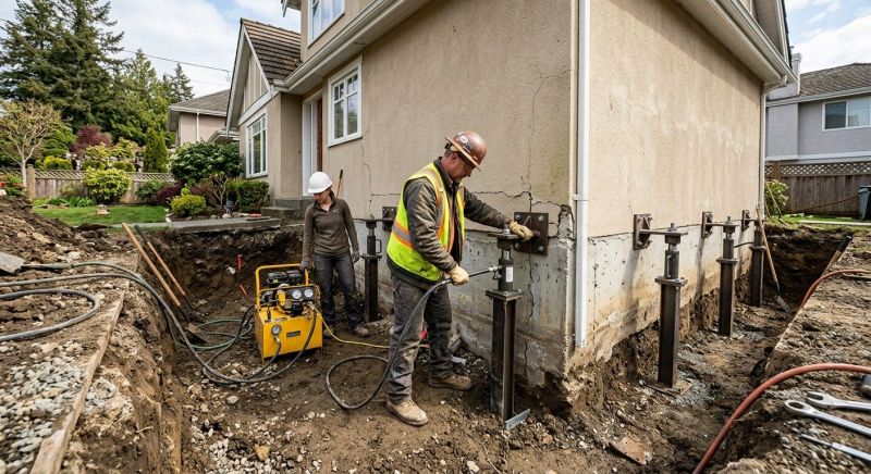 Sinking Foundation Repair in Haltom City, TX