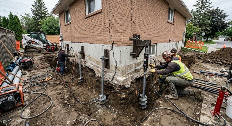 Sinking Foundation Repair in Hurst, TX