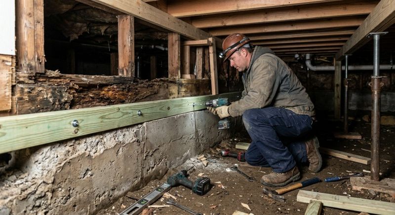 Sinking Foundation Repair in Richardson, TX
