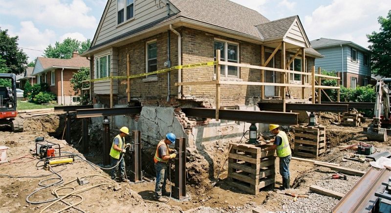 Structural Underpinning in Southlake, TX